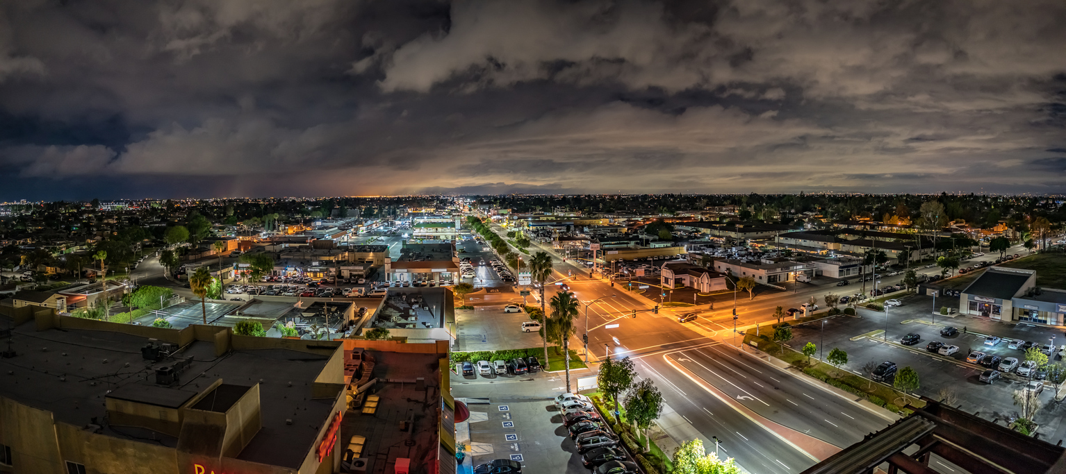 Panoramic Image of Garden Grove, CA